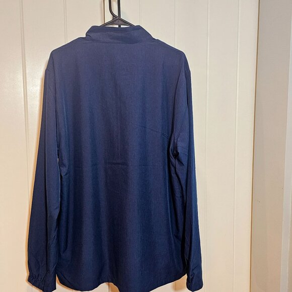 Travis Mathew Full Zip Blue Storm Chaser Golf Jacket Sargasso Sea XL NWT $155 - Picture 8 of 12
